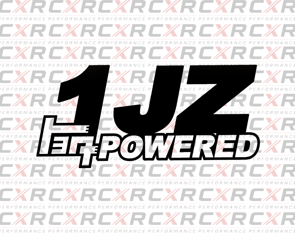 1JZ Powered Sticker - Small