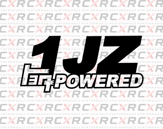 1JZ Powered Sticker - Small