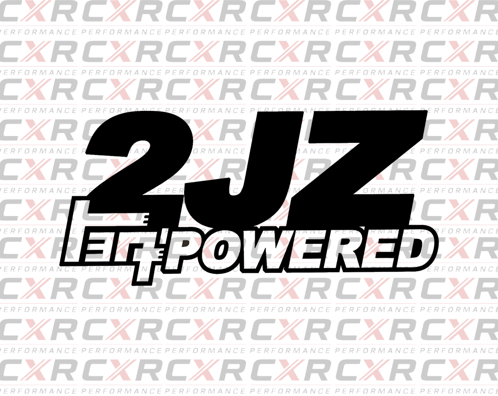 2JZ Powered Sticker - Small