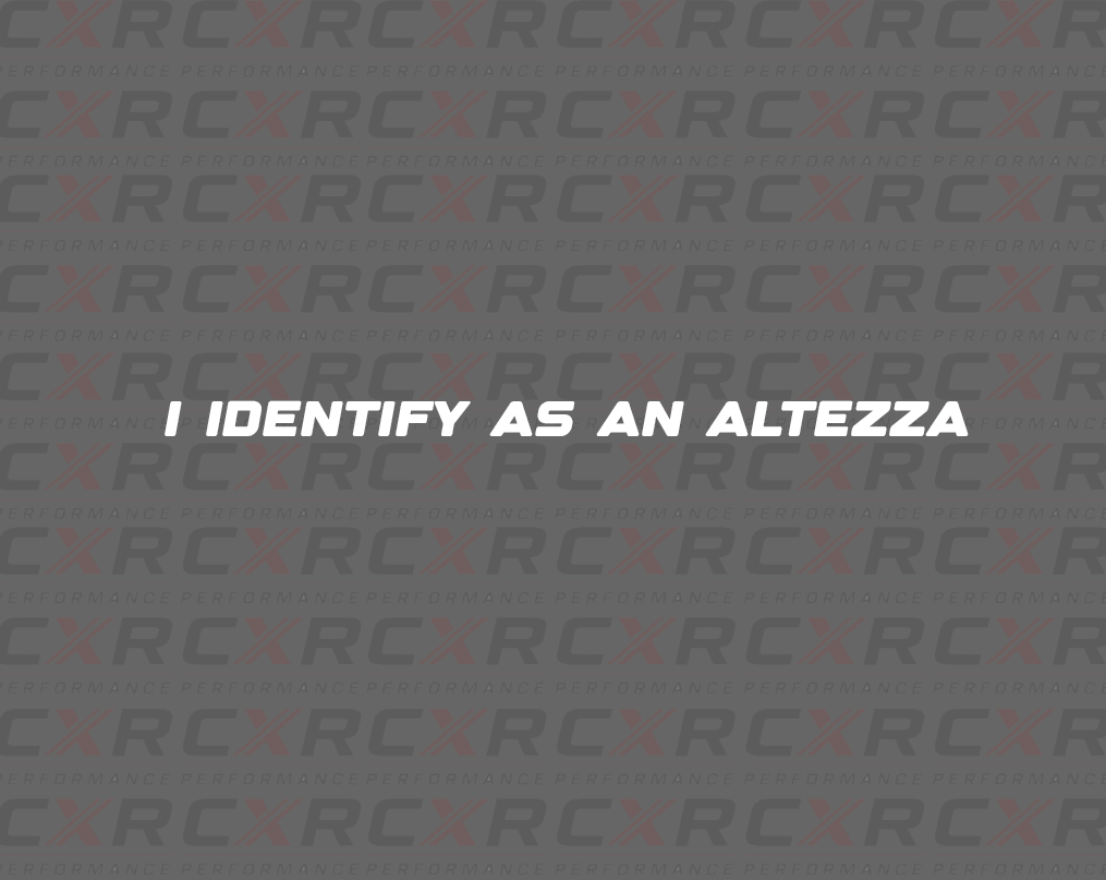 I Identify As An Altezza Sticker - Small