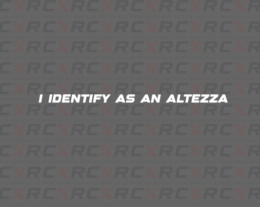 I Identify As An Altezza Sticker - Small