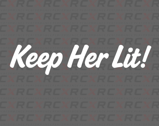 Keep Her Lit! Sticker - Small