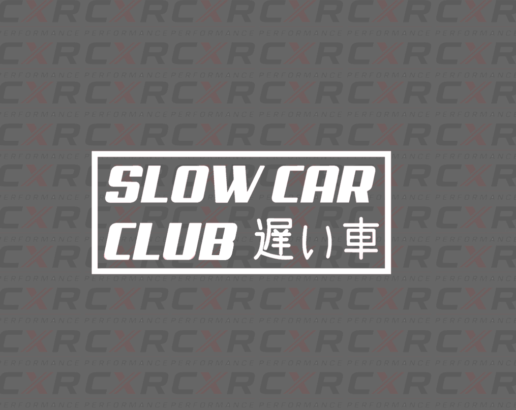 Slow Car Club Sticker - Small