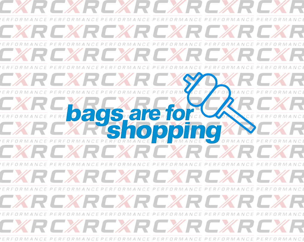 Bags Are For Shopping Sticker - Small
