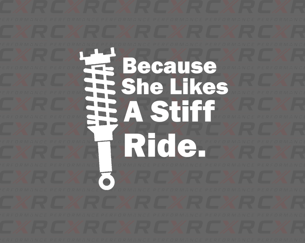 Because She Likes A Stiff Ride Sticker - Small