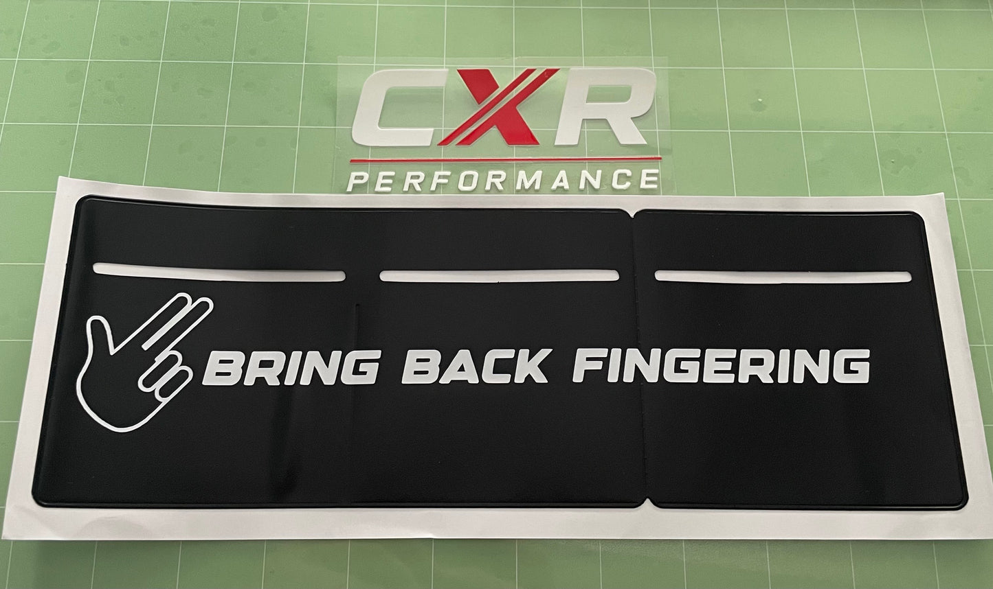 Tax Disc Holder - Bring Back Fingering