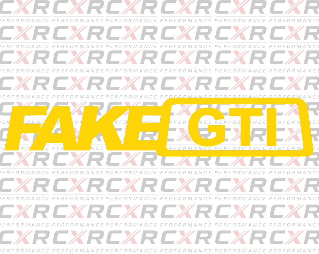 Fake GTI Sticker - Small
