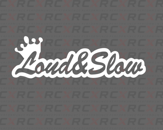 Loud & Slow Sticker - Small