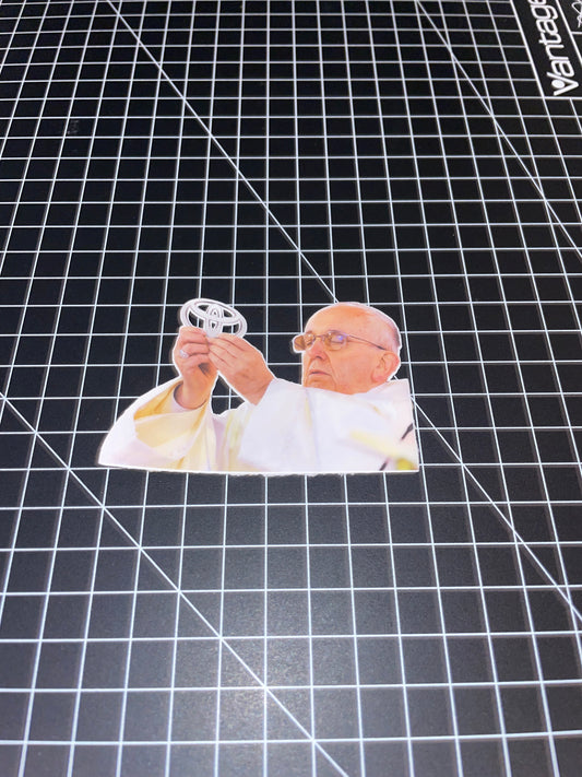 Pope Toyota Sticker