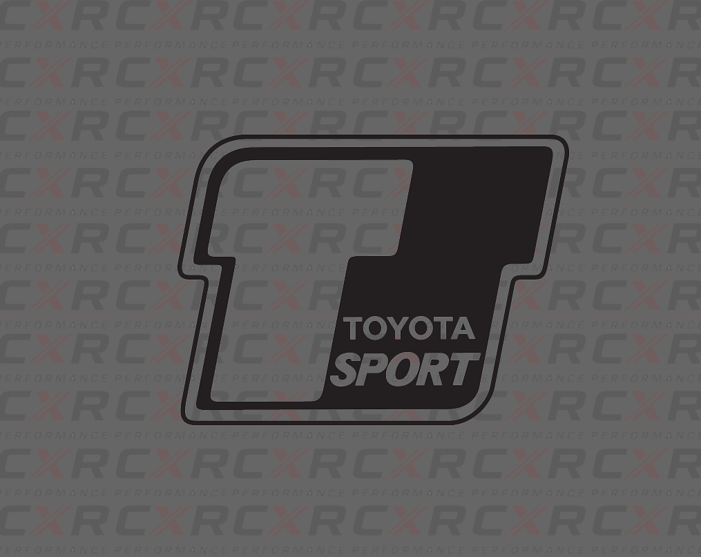 Toyota Sport Sticker - Small